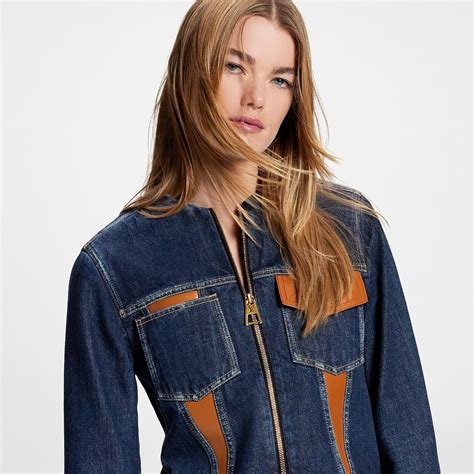 veste en cuir louis vuitton